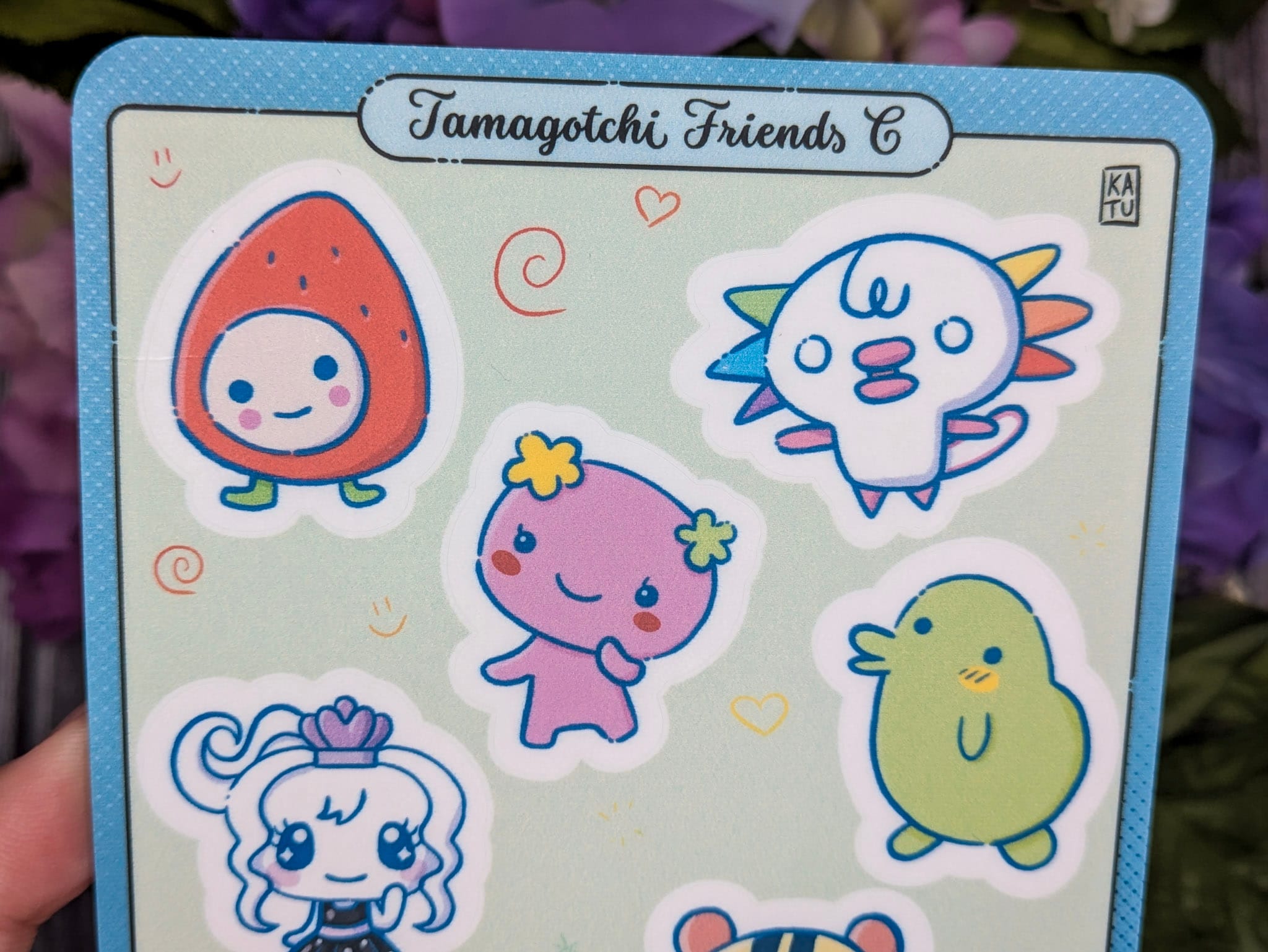Tamagotchi Friends C Sticker Sheet 4x6 - Image 3