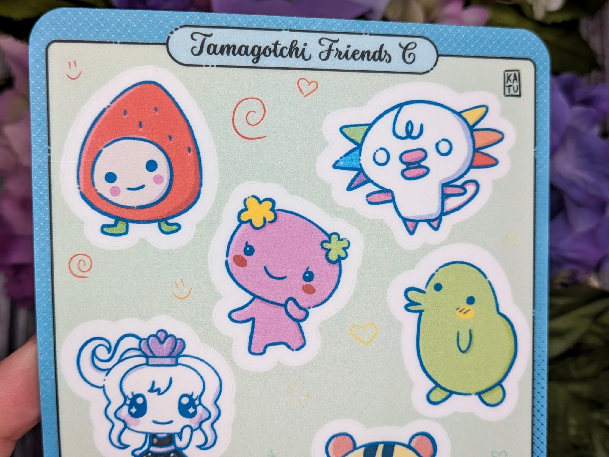 Tamagotchi Friends C Sticker Sheet 4x6 - Image 4