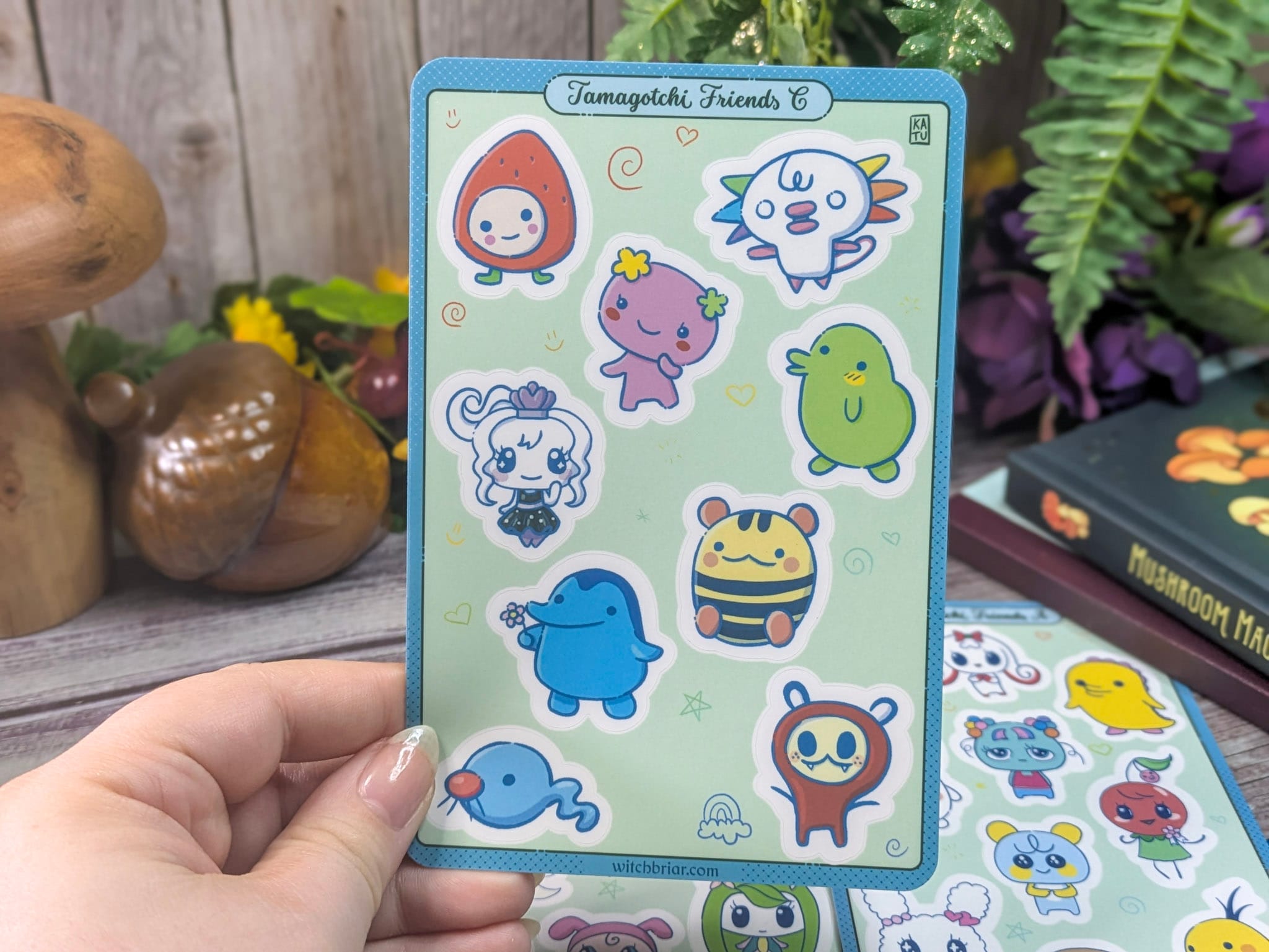 Tamagotchi Friends C Sticker Sheet 4x6 - Image 11
