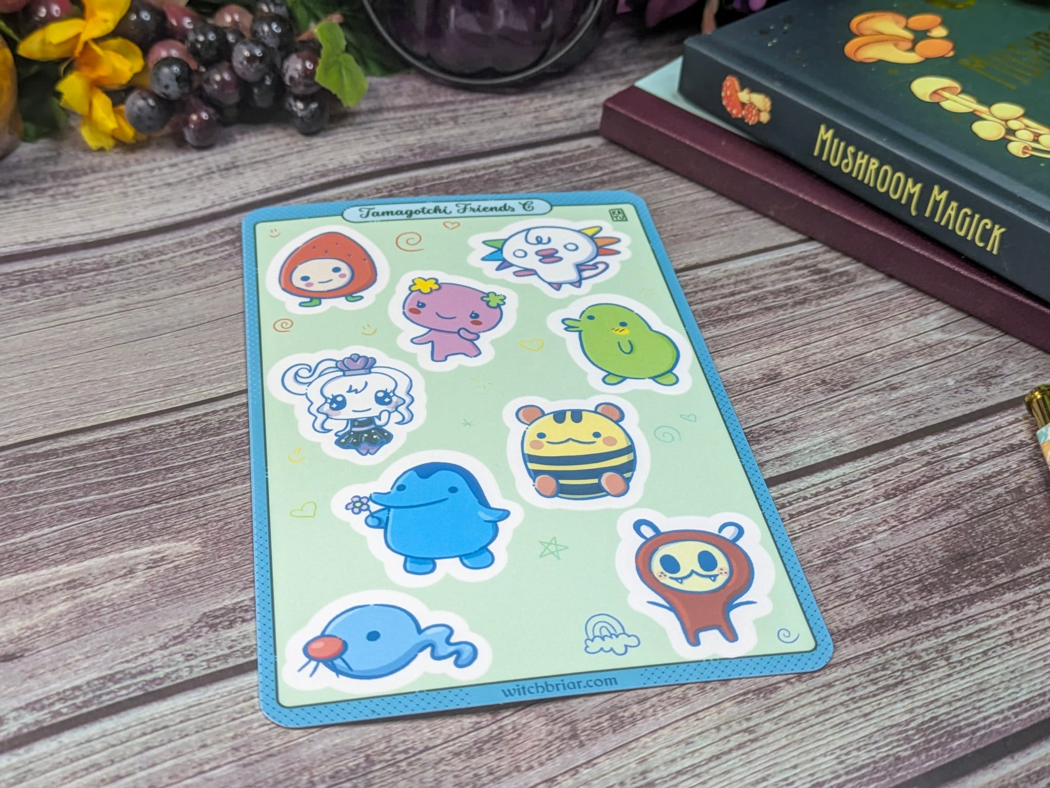 Tamagotchi Friends C Sticker Sheet 4x6 - Image 13