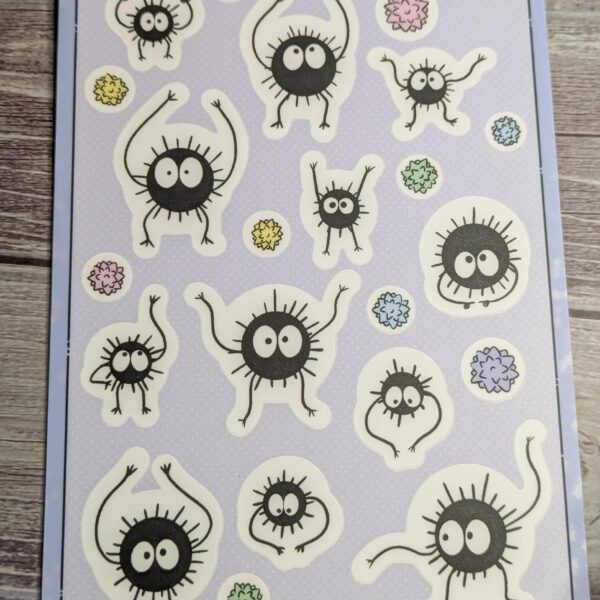 Spirited Soots 4x6 Sticker Sheet