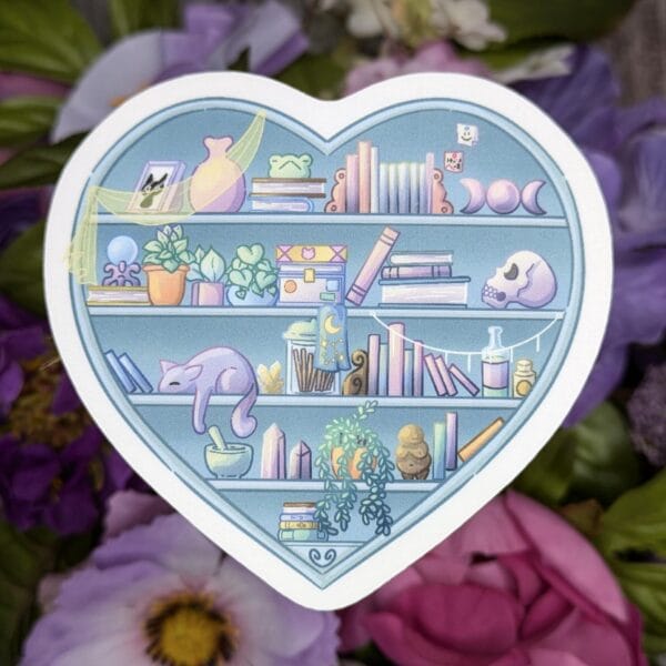 Cozy Heart Bookshelf Shelves