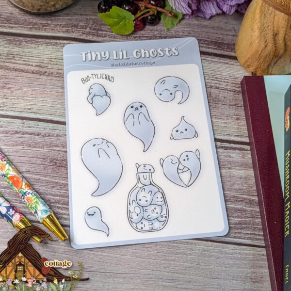 Tiny Little Ghosts 4x6 Sticker Sheet