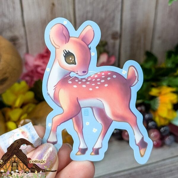 Twee Deer Mouse Sticker