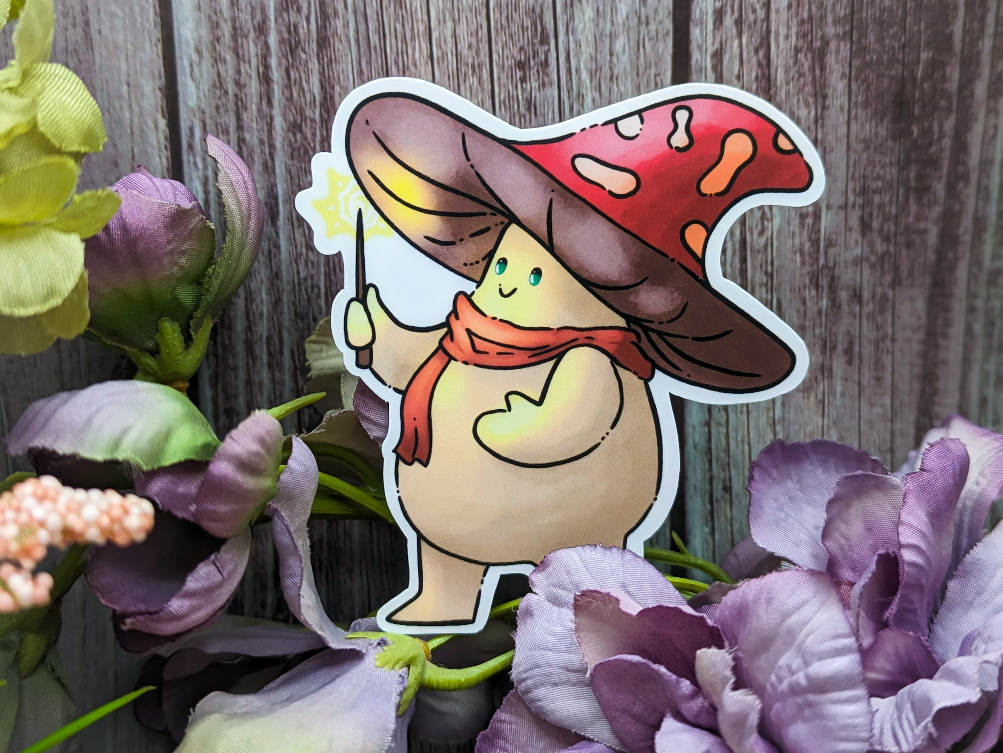 Witch Mushroom Sticker