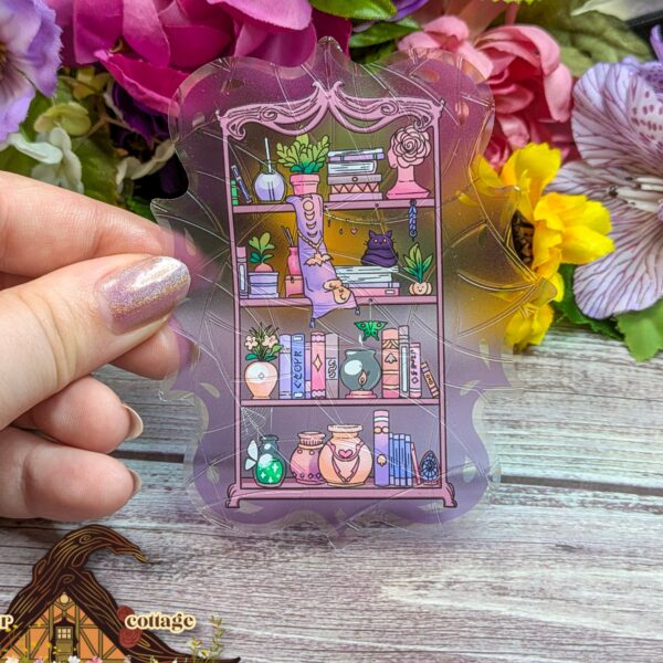 Witch Shelves Suncatcher Window Cling