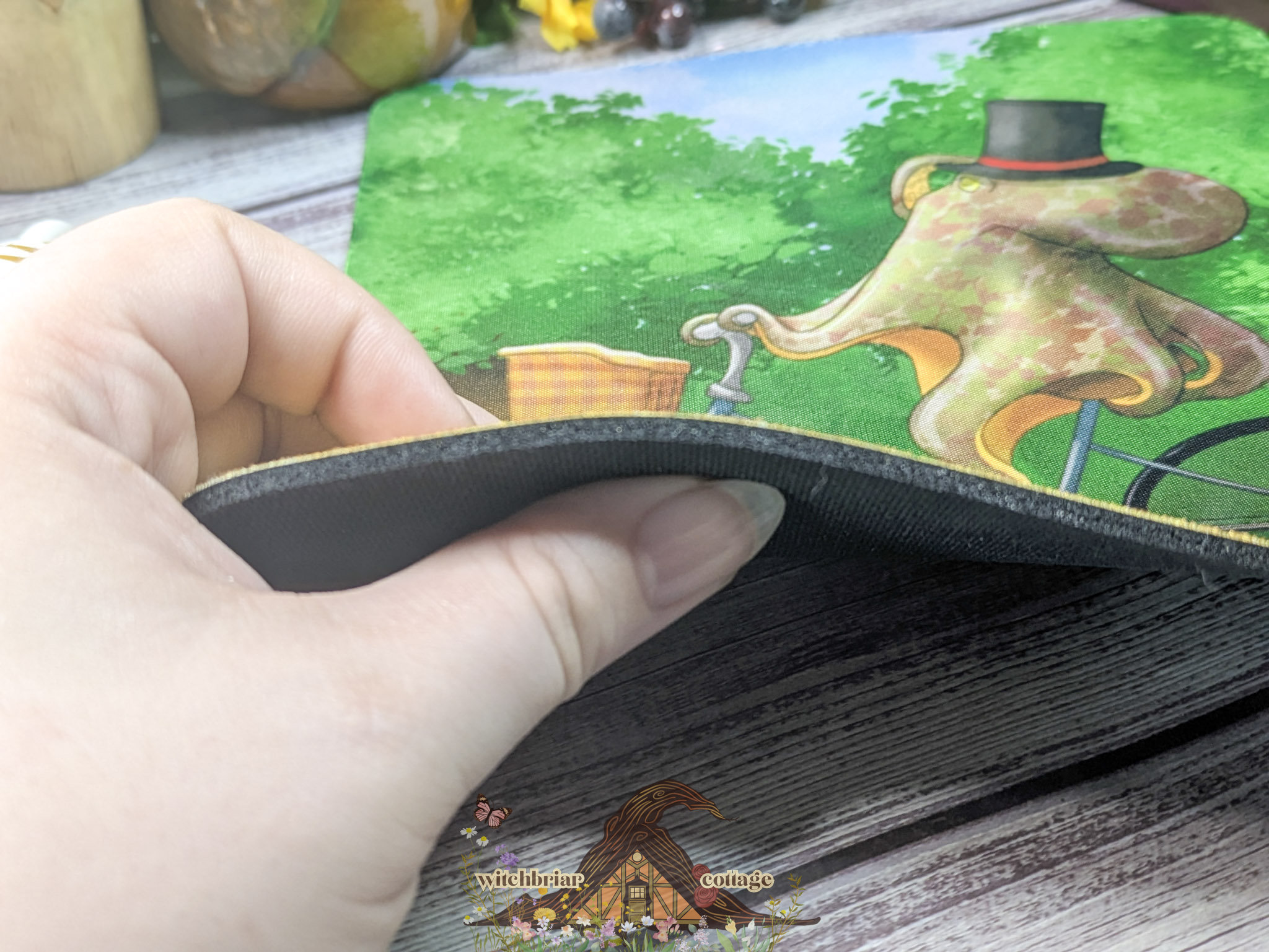 A Fine Day, Octopus Bicycle Mousepad - Image 3