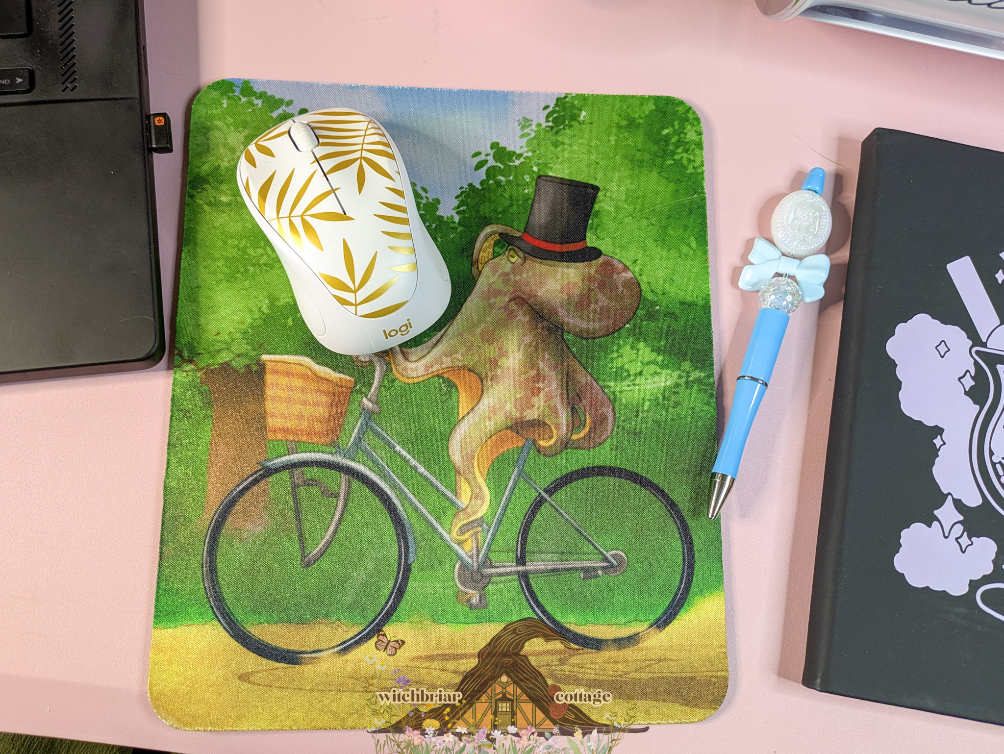 A Fine Day, Octopus Bicycle Mousepad - Image 14