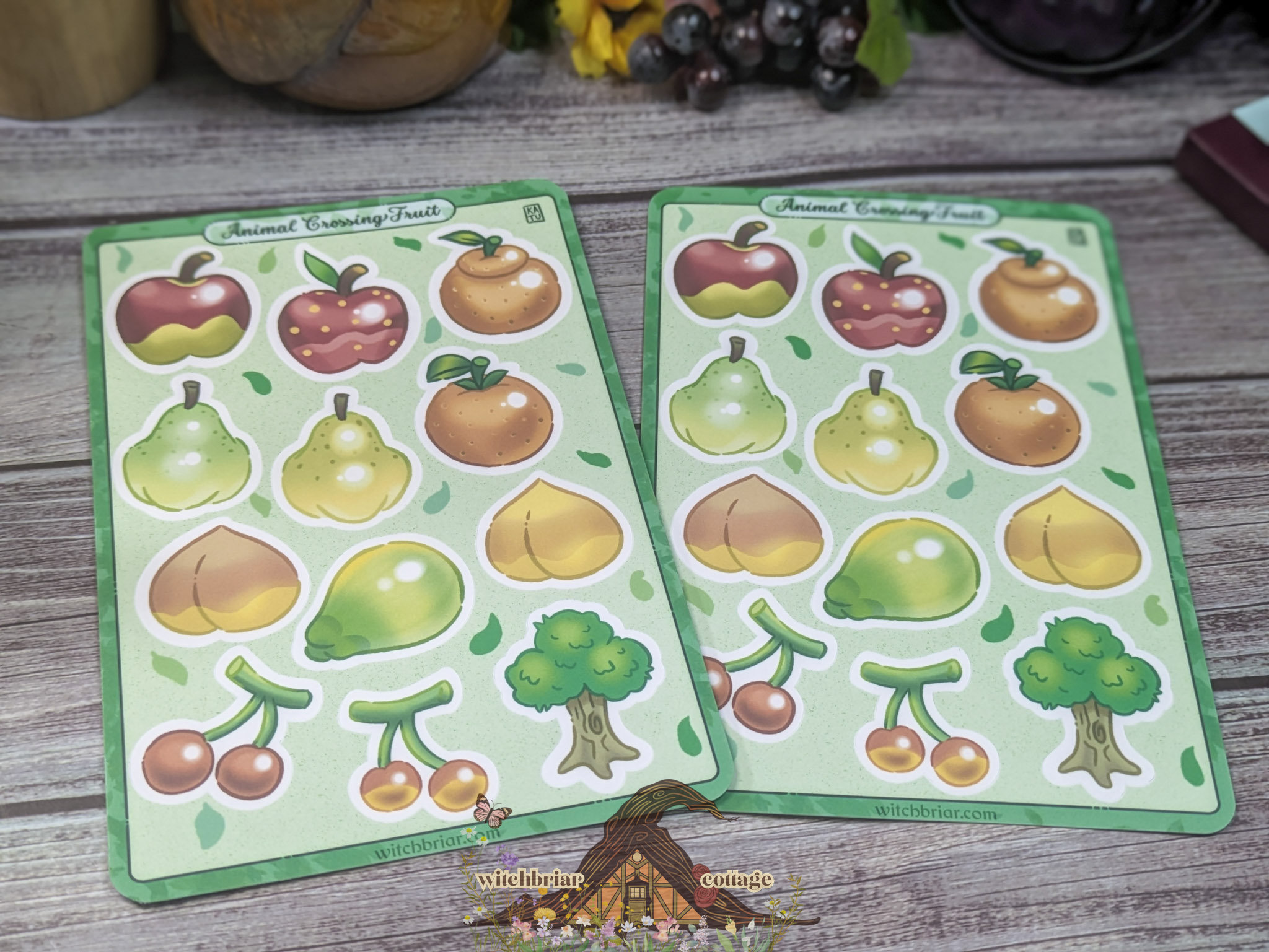 Island Fruits Sticker Sheet
