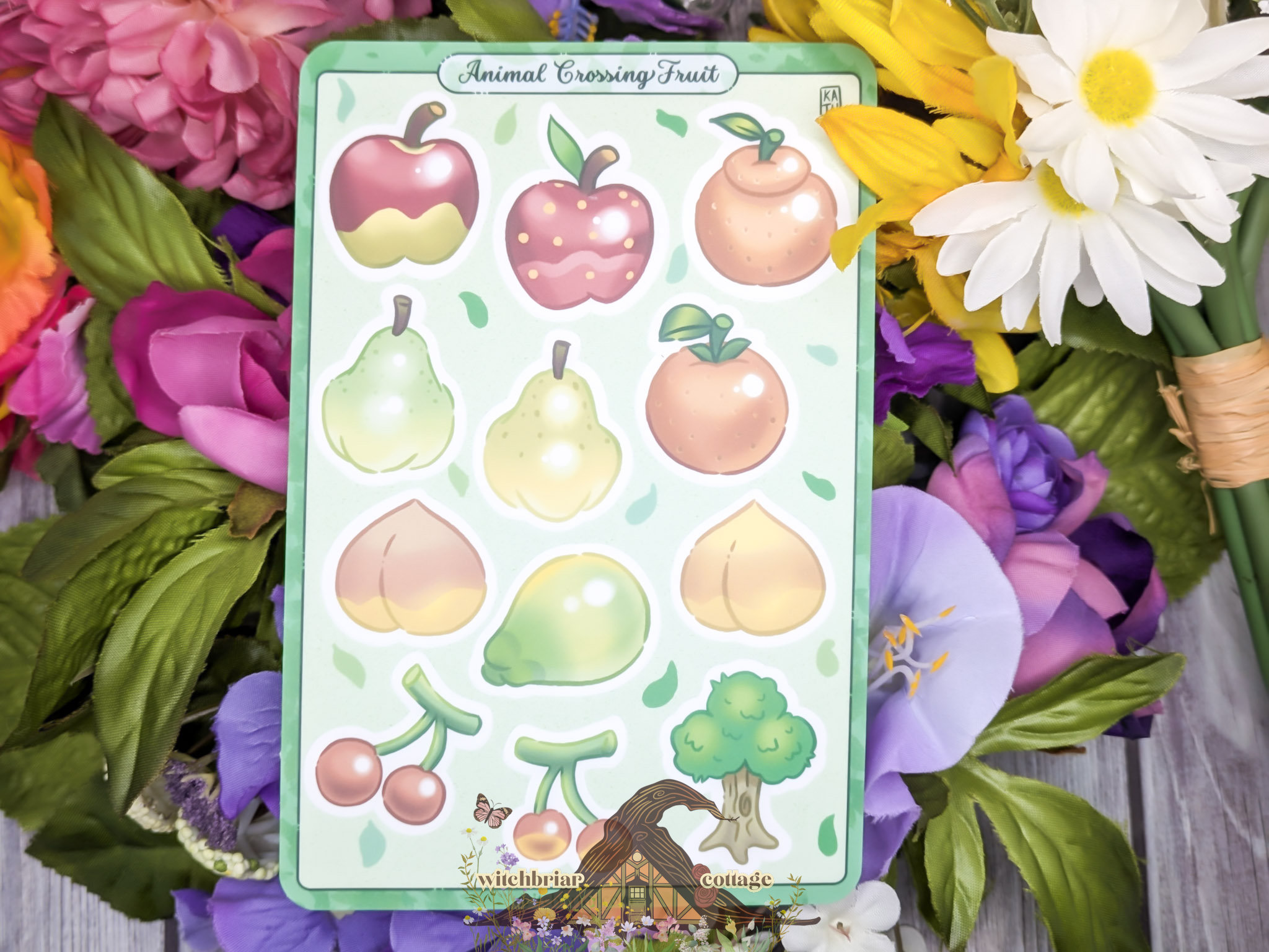 Island Fruits Sticker Sheet - Image 14