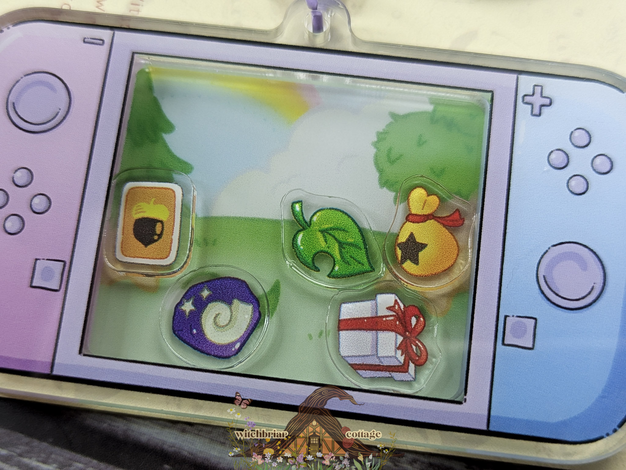 Inventory Items B Animal Crossing Shaker Keychain - Image 2