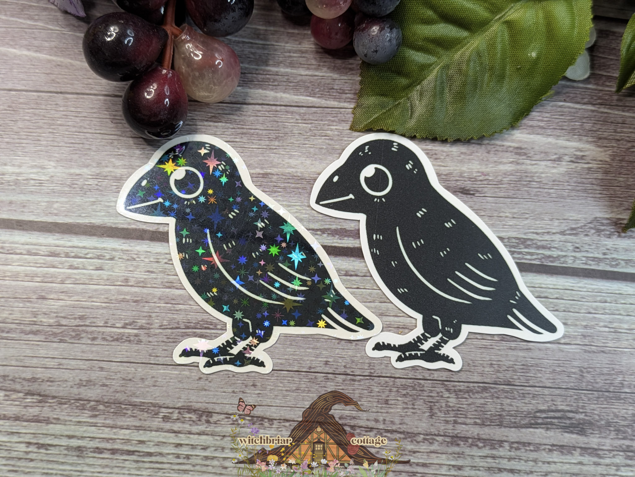 Amiable Crow Sticker - Image 11