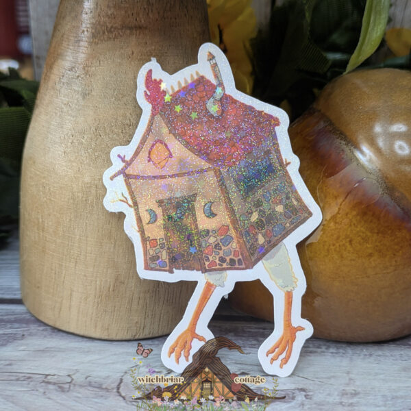 Baba Yaga Hut Sticker