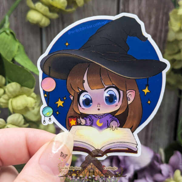 Bookish Witch Sticker