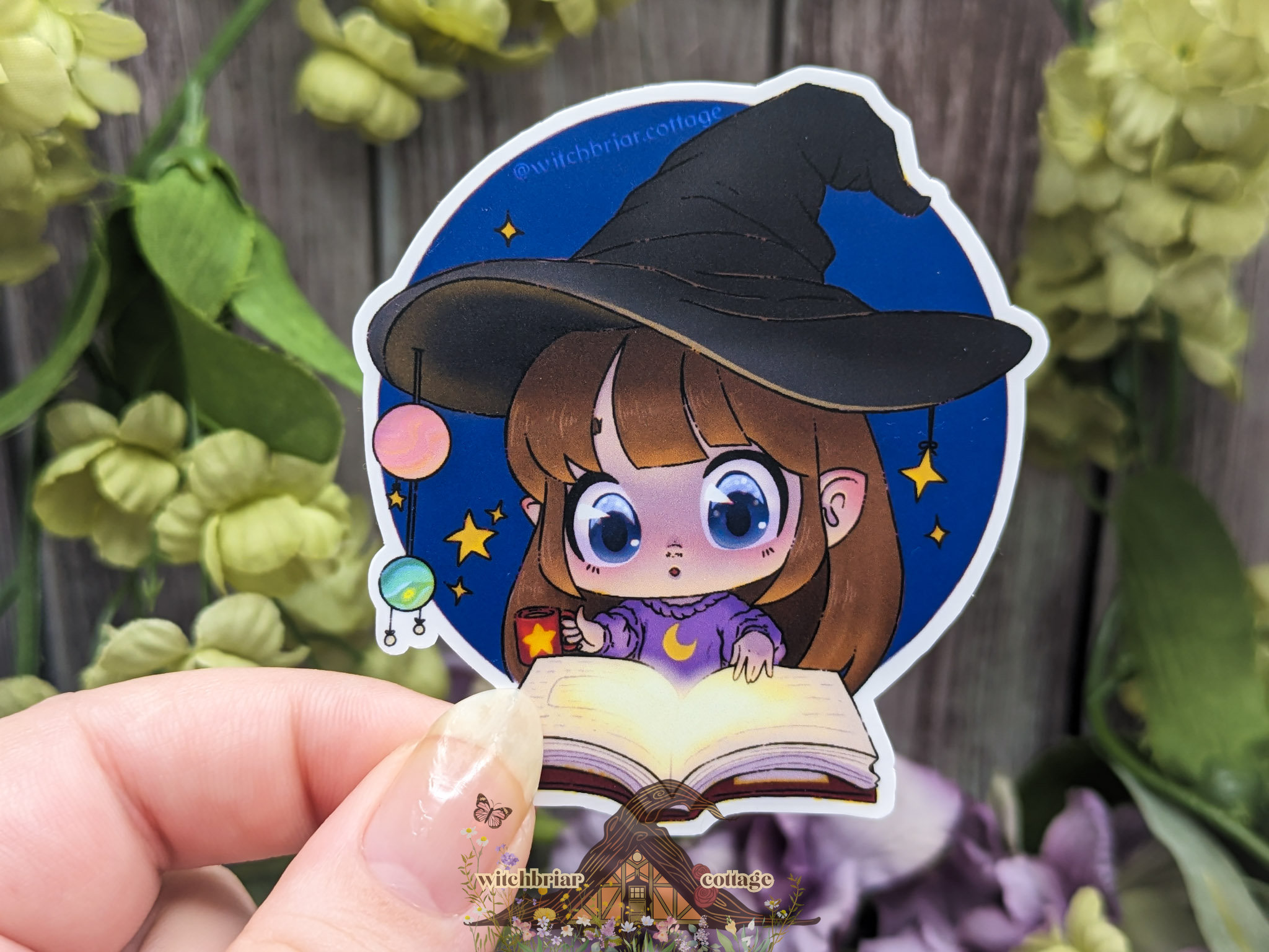 Bookish Witch Sticker