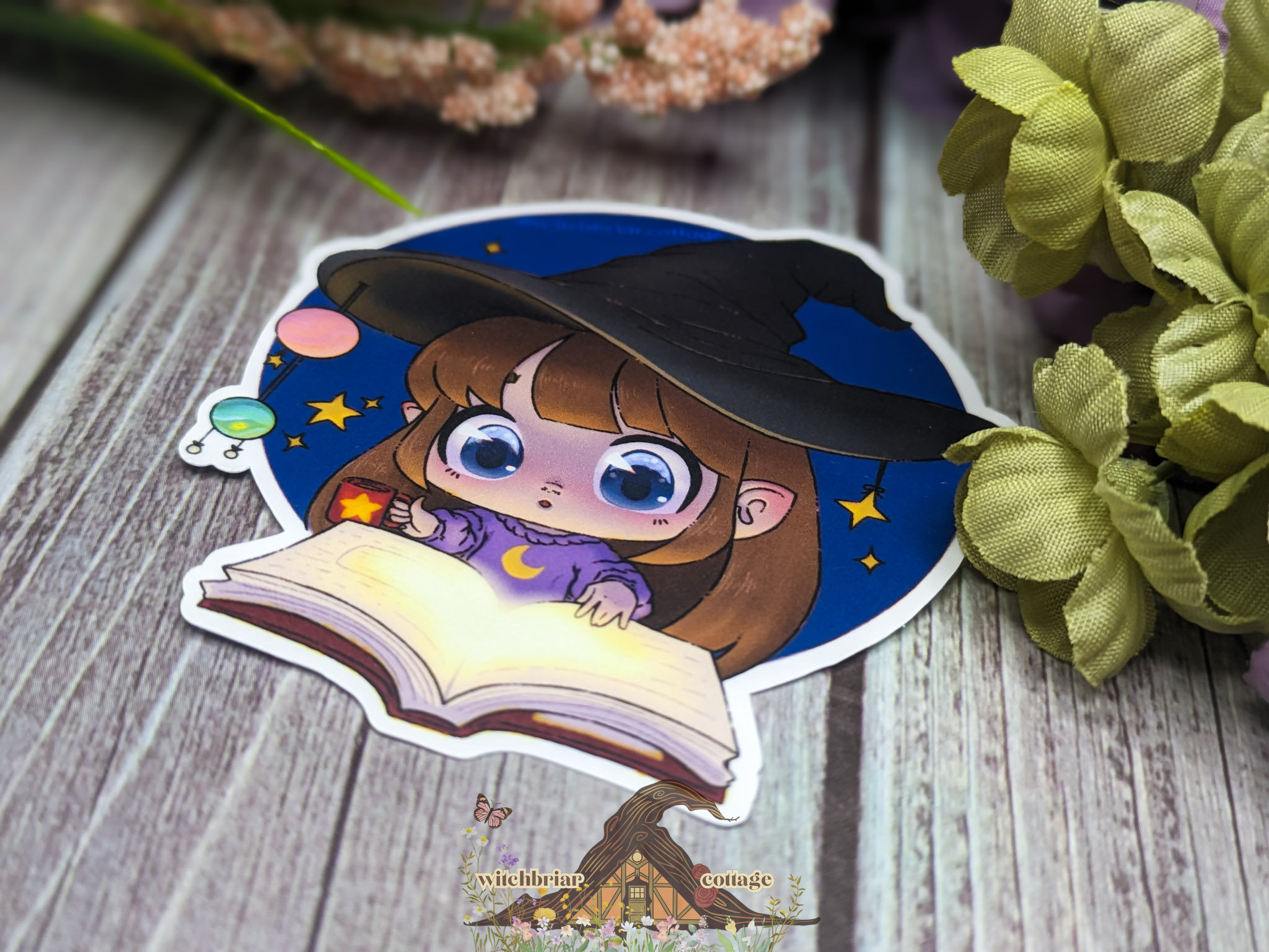 Bookish Witch Sticker - Image 3