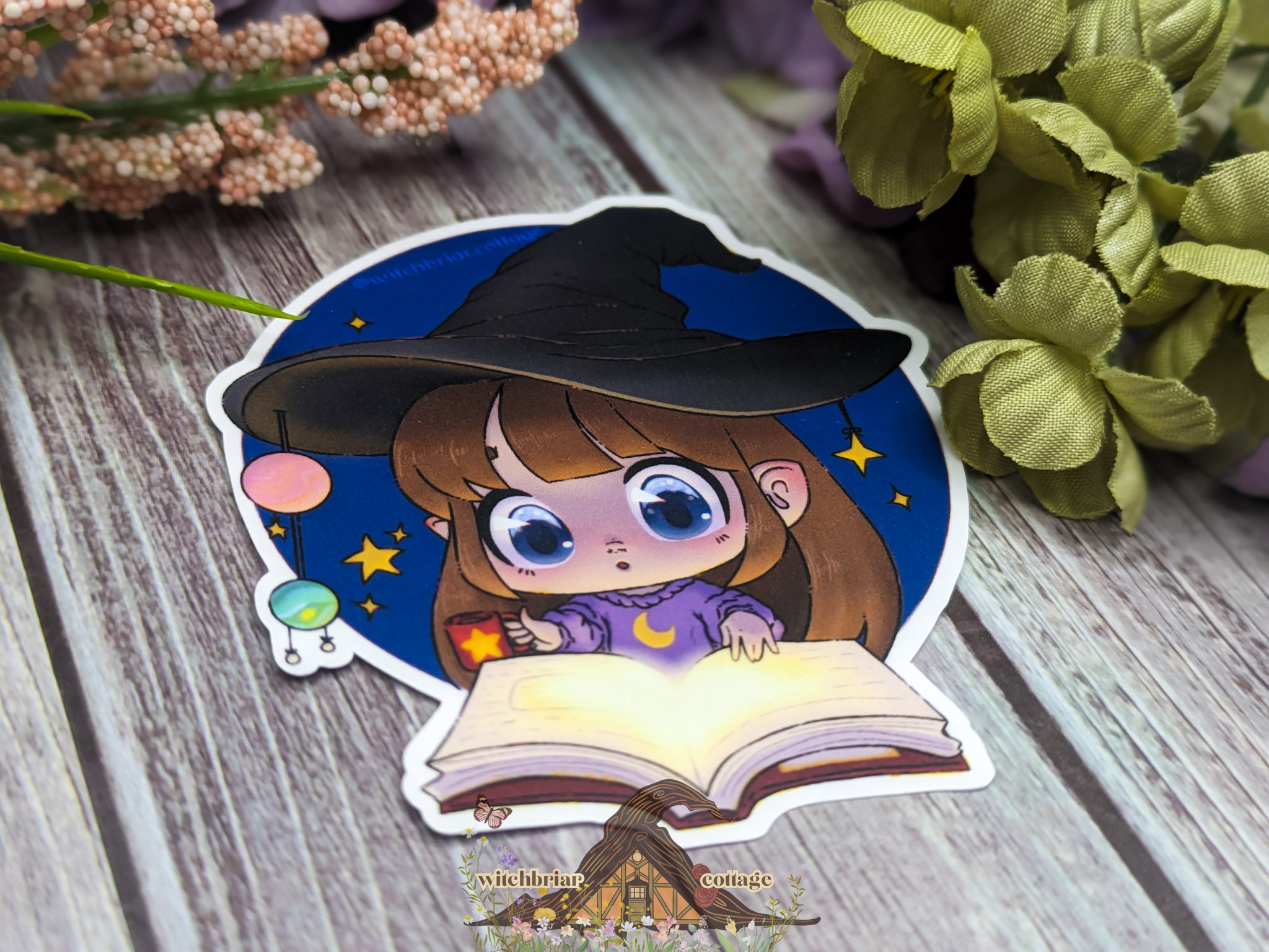 Bookish Witch Sticker - Image 4