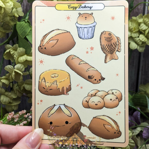 Cozy Bakery Sticker Sheet