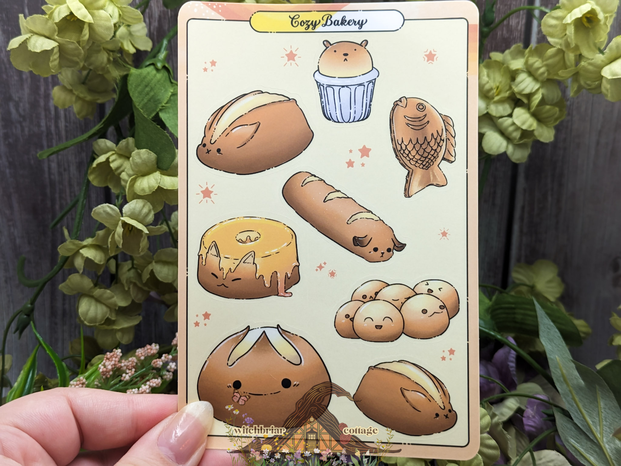 Cozy Bakery Sticker Sheet