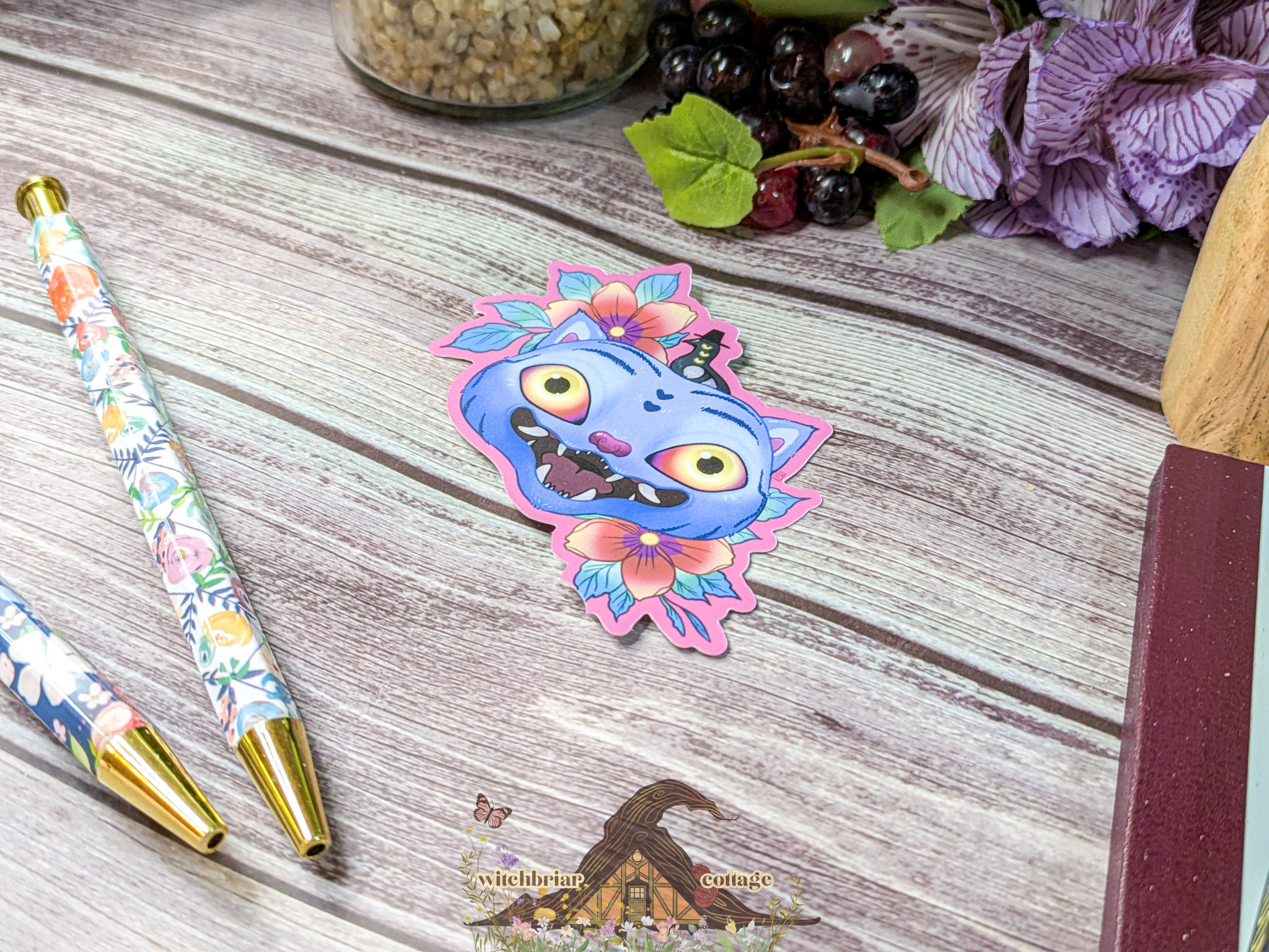 Derpy K-pop Tiger and Magpie Sticker - Image 7