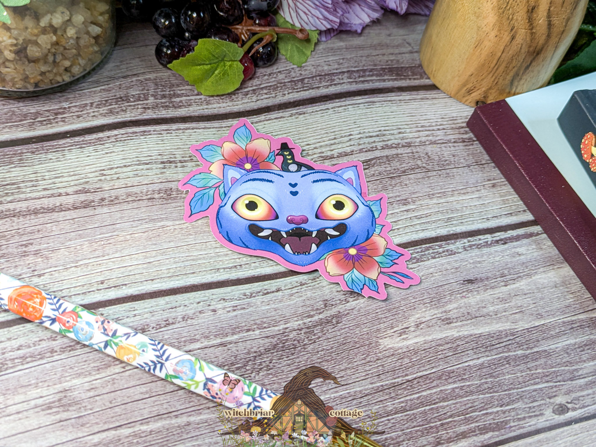 Derpy K-pop Tiger and Magpie Sticker - Image 8