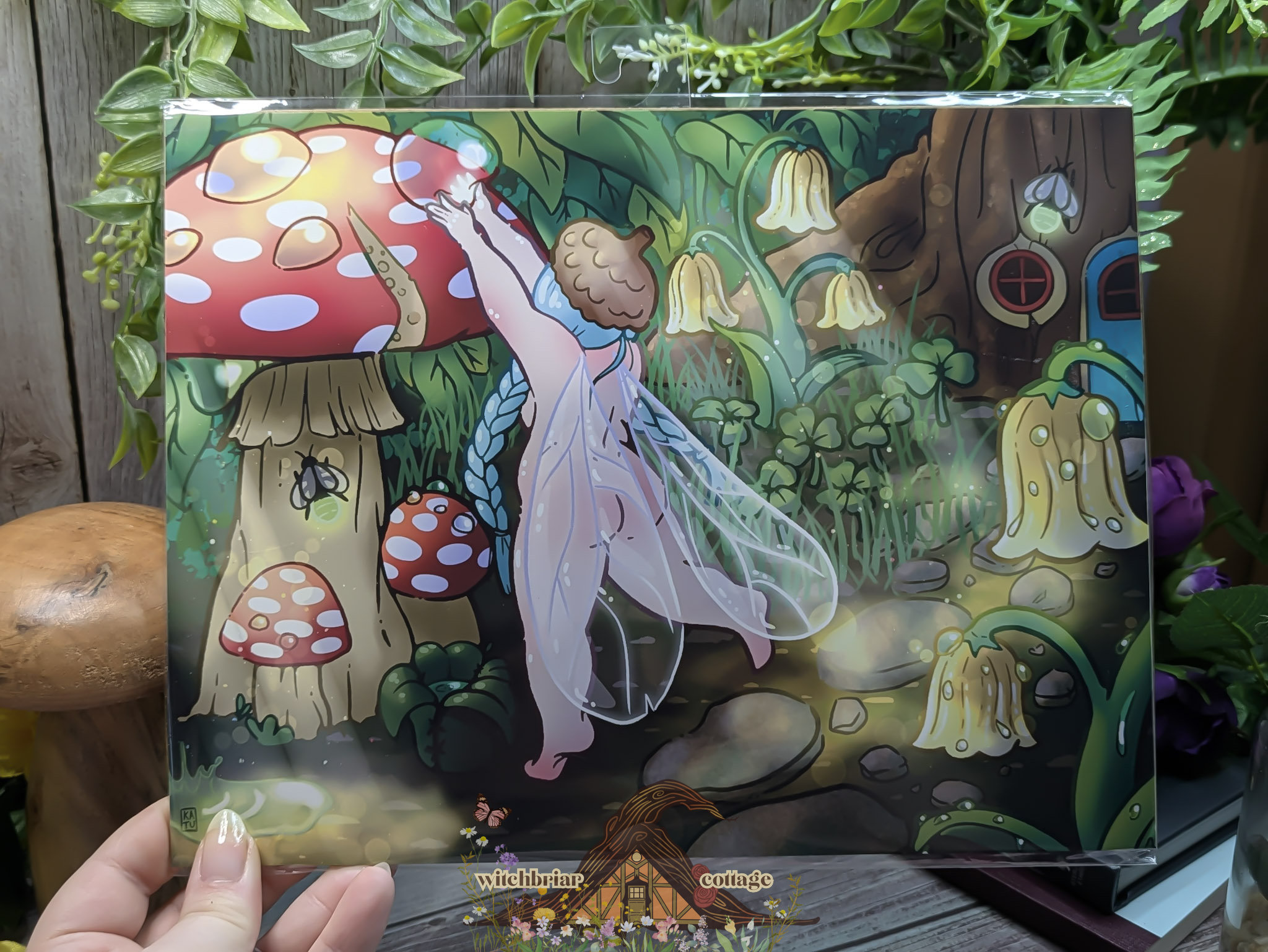 Droplet Fae Art Print