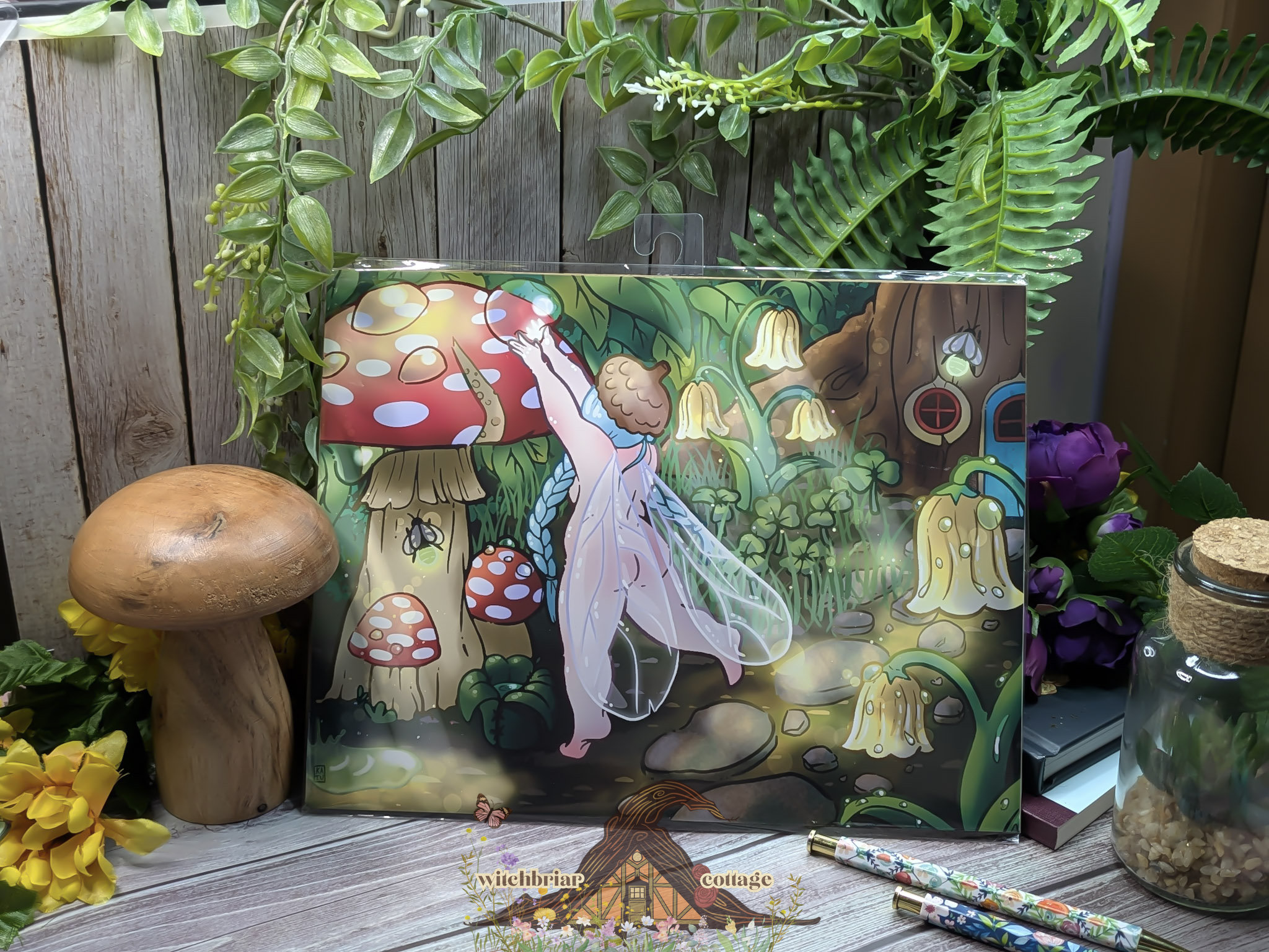 Droplet Fae Art Print - Image 2