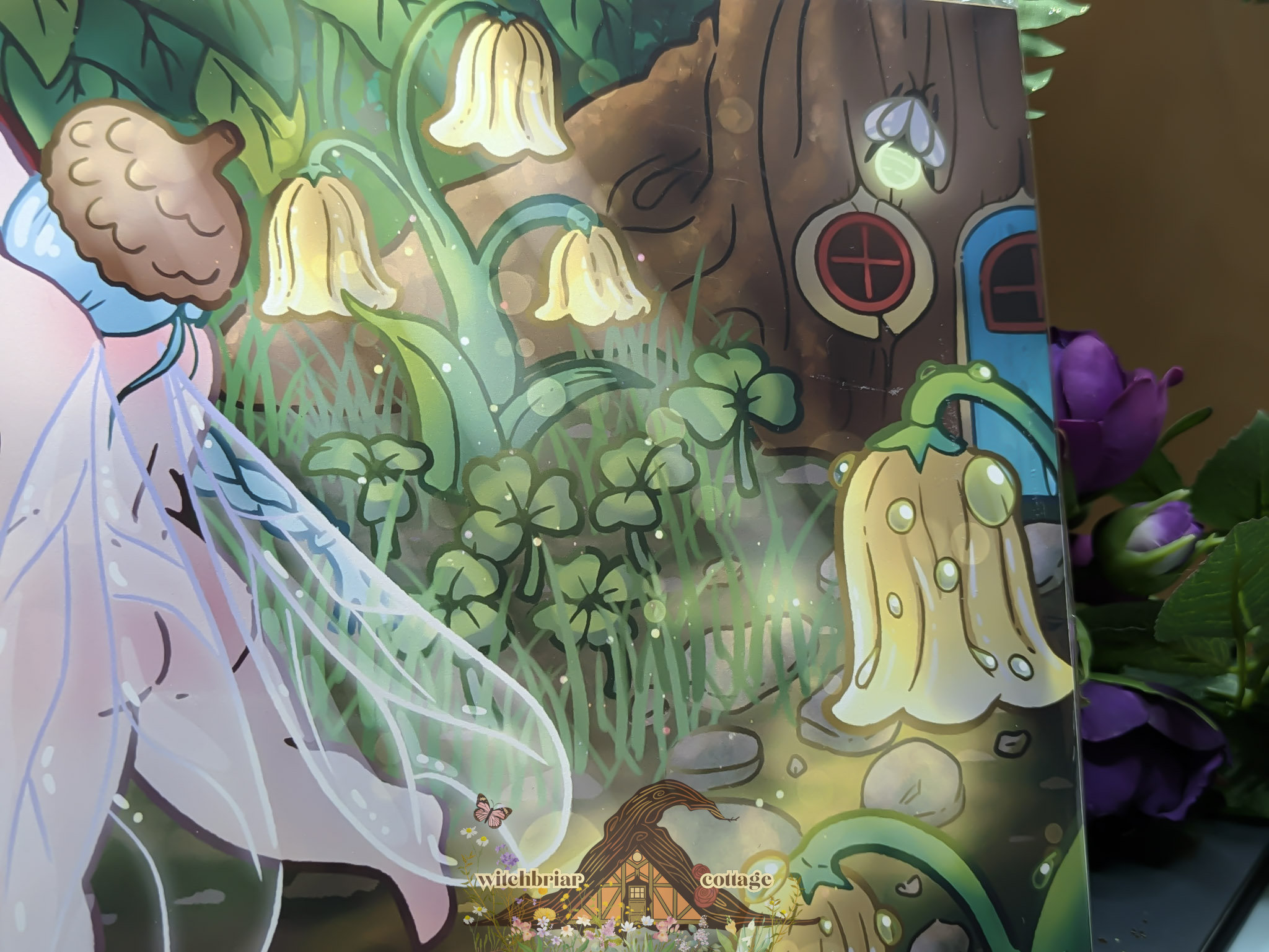 Droplet Fae Art Print - Image 3