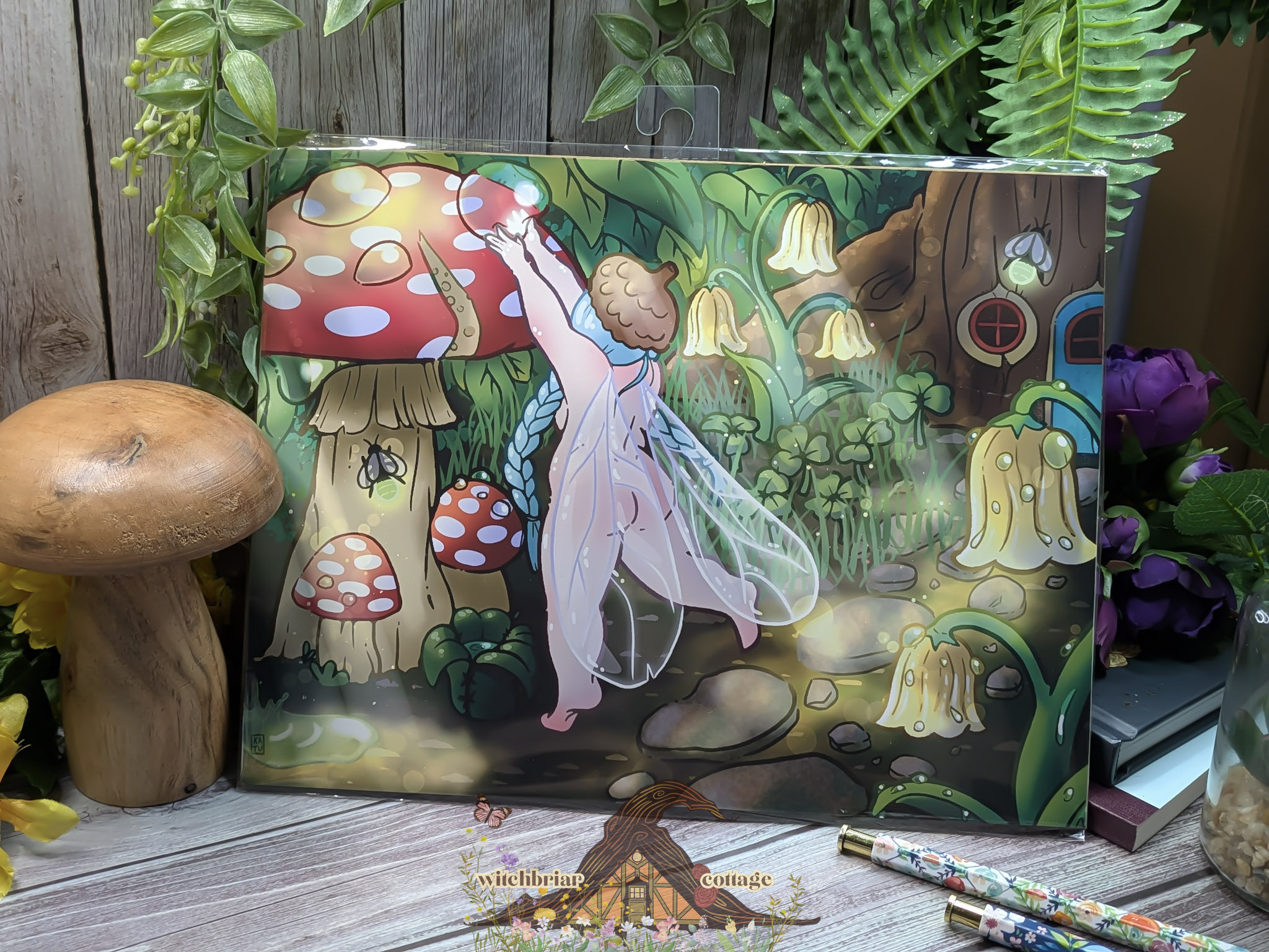 Droplet Fae Art Print - Image 5