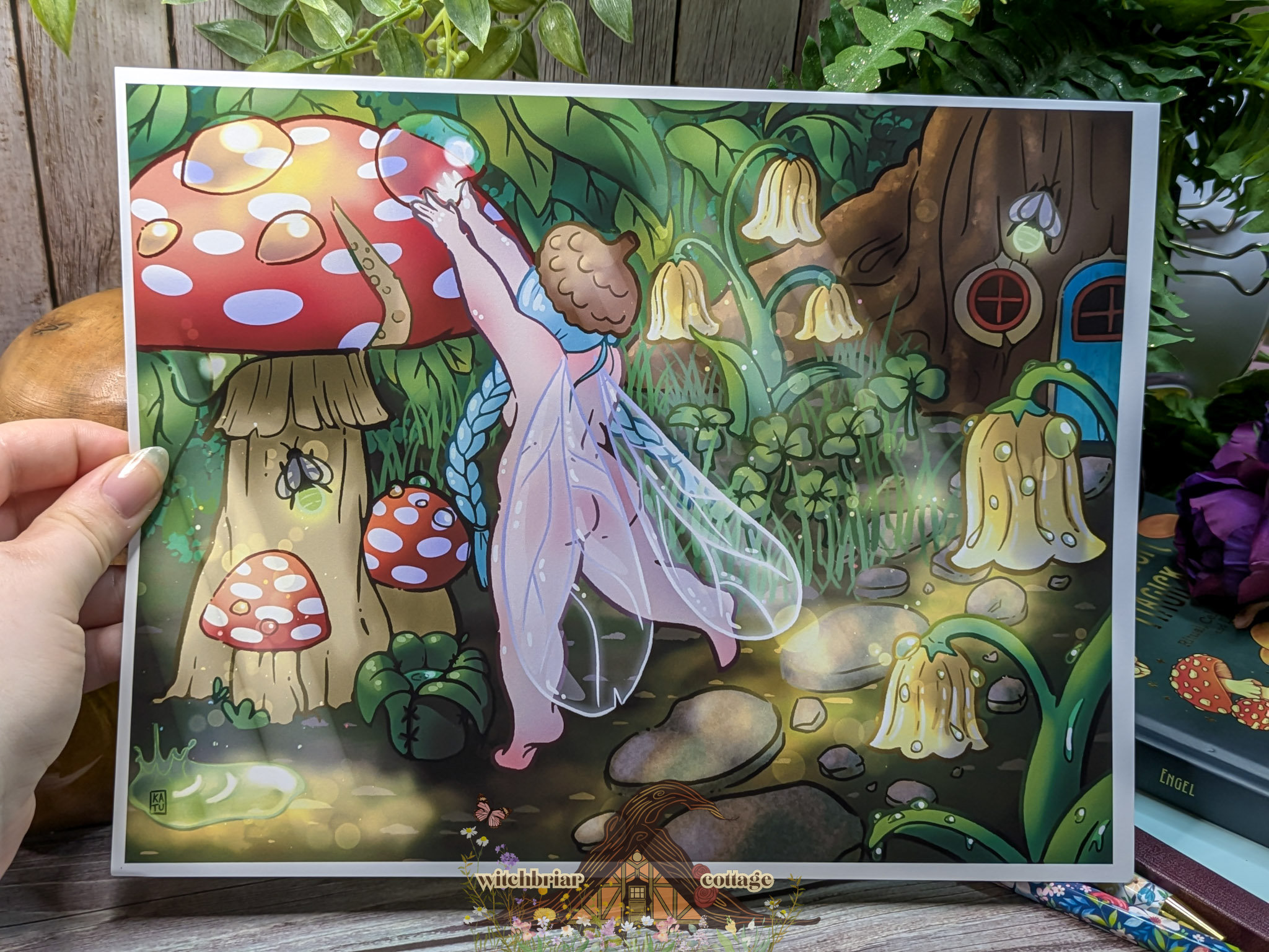 Droplet Fae Art Print - Image 6
