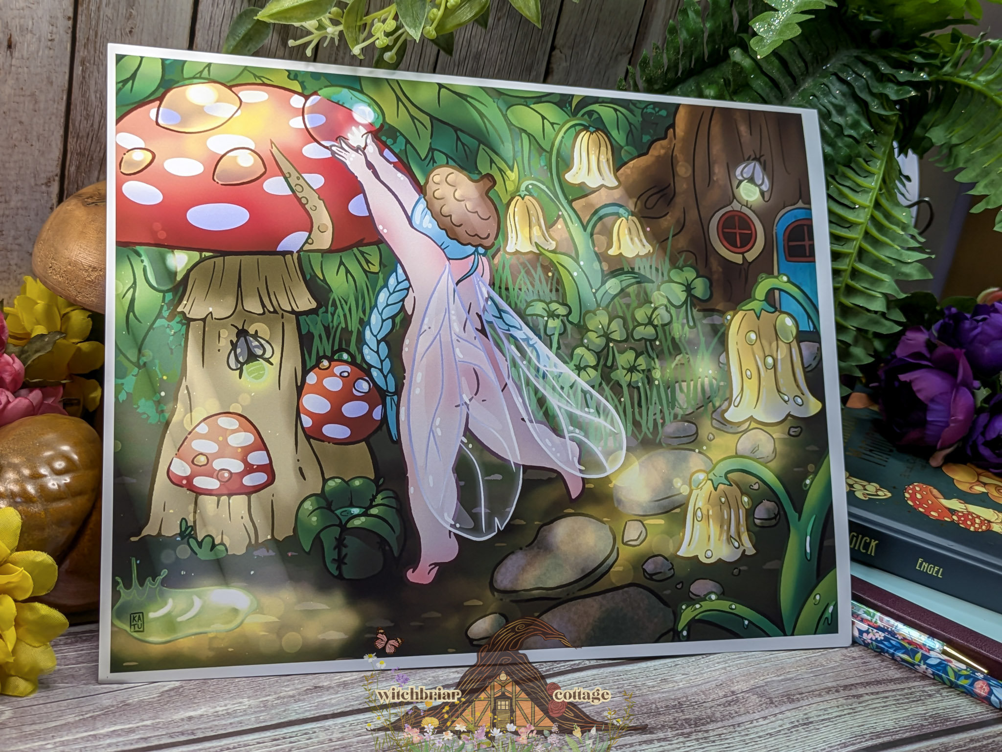 Droplet Fae Art Print - Image 7