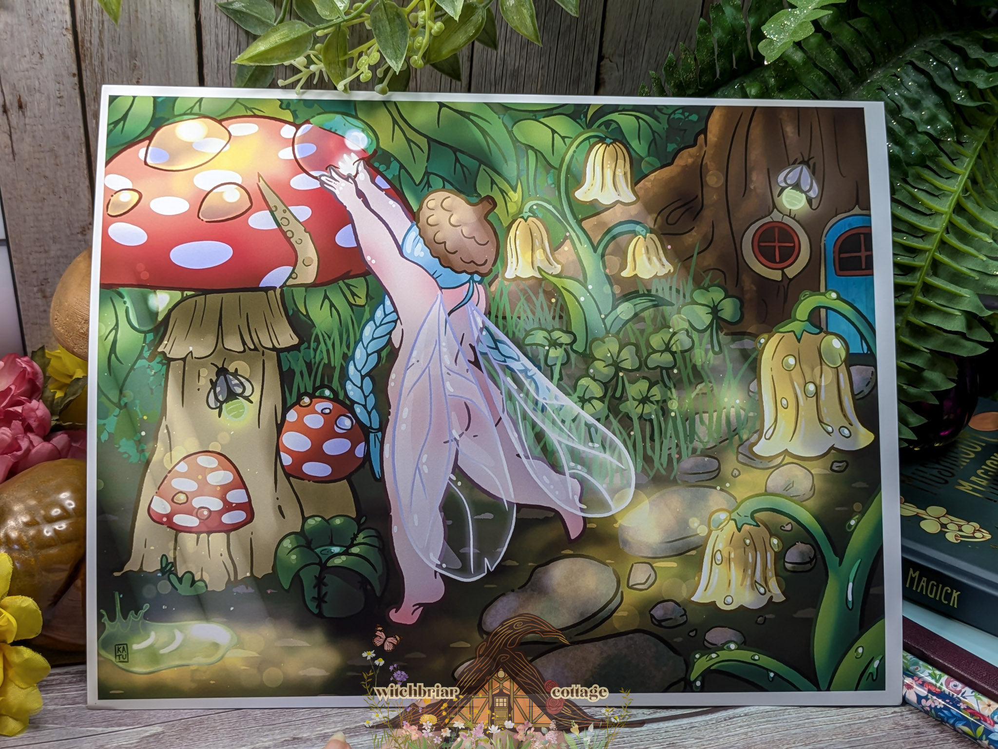 Droplet Fae Art Print - Image 8