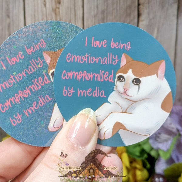 Emotionally Compromised By Media Sticker