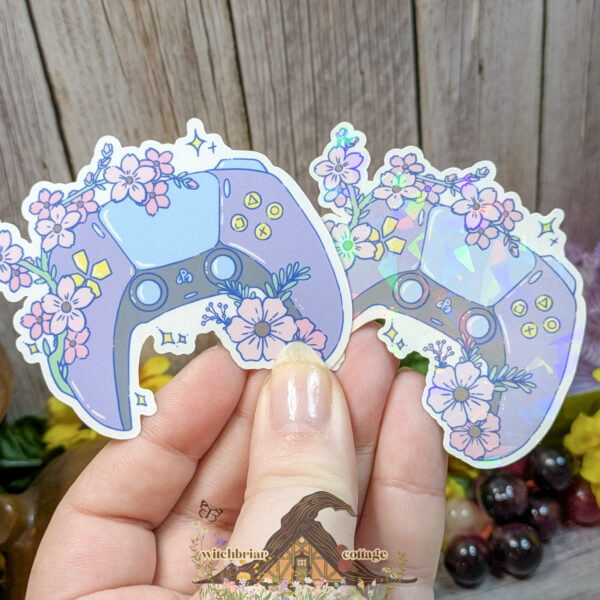Floral PS5 Gaming Controller Sticker
