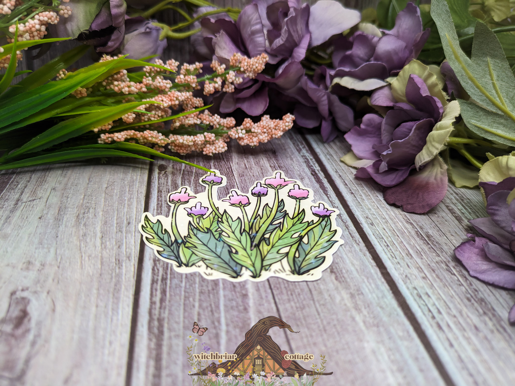 Fragrant Harvest, Middle Finger Flower Sticker - Image 10