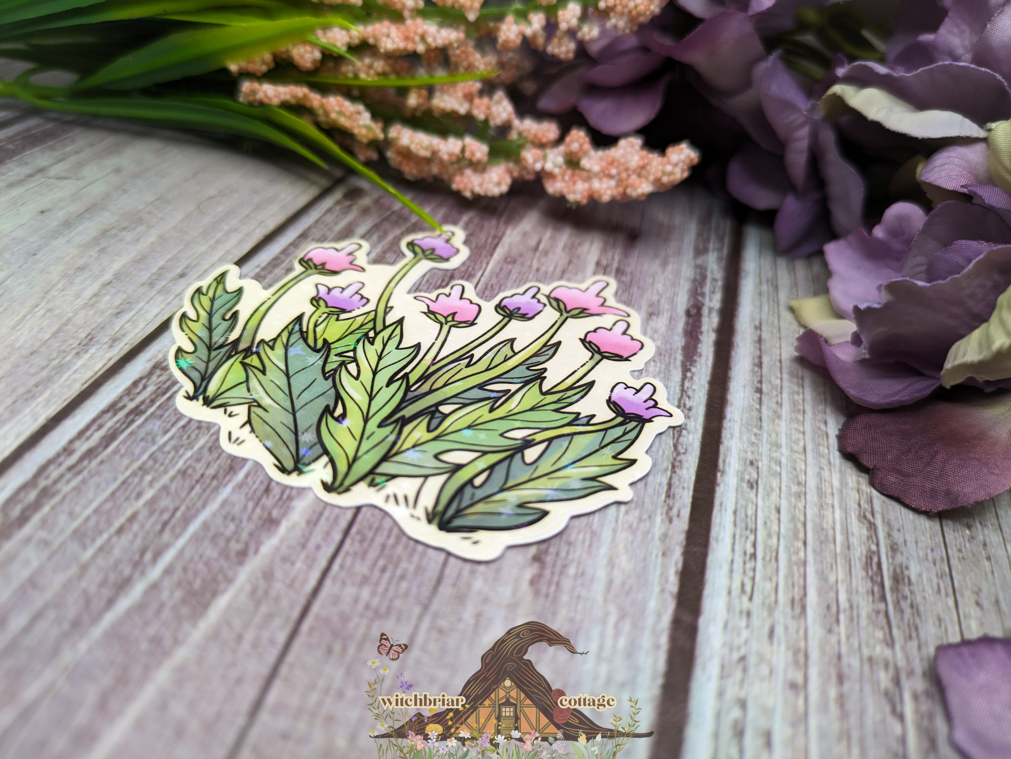 Fragrant Harvest, Middle Finger Flower Sticker - Image 11