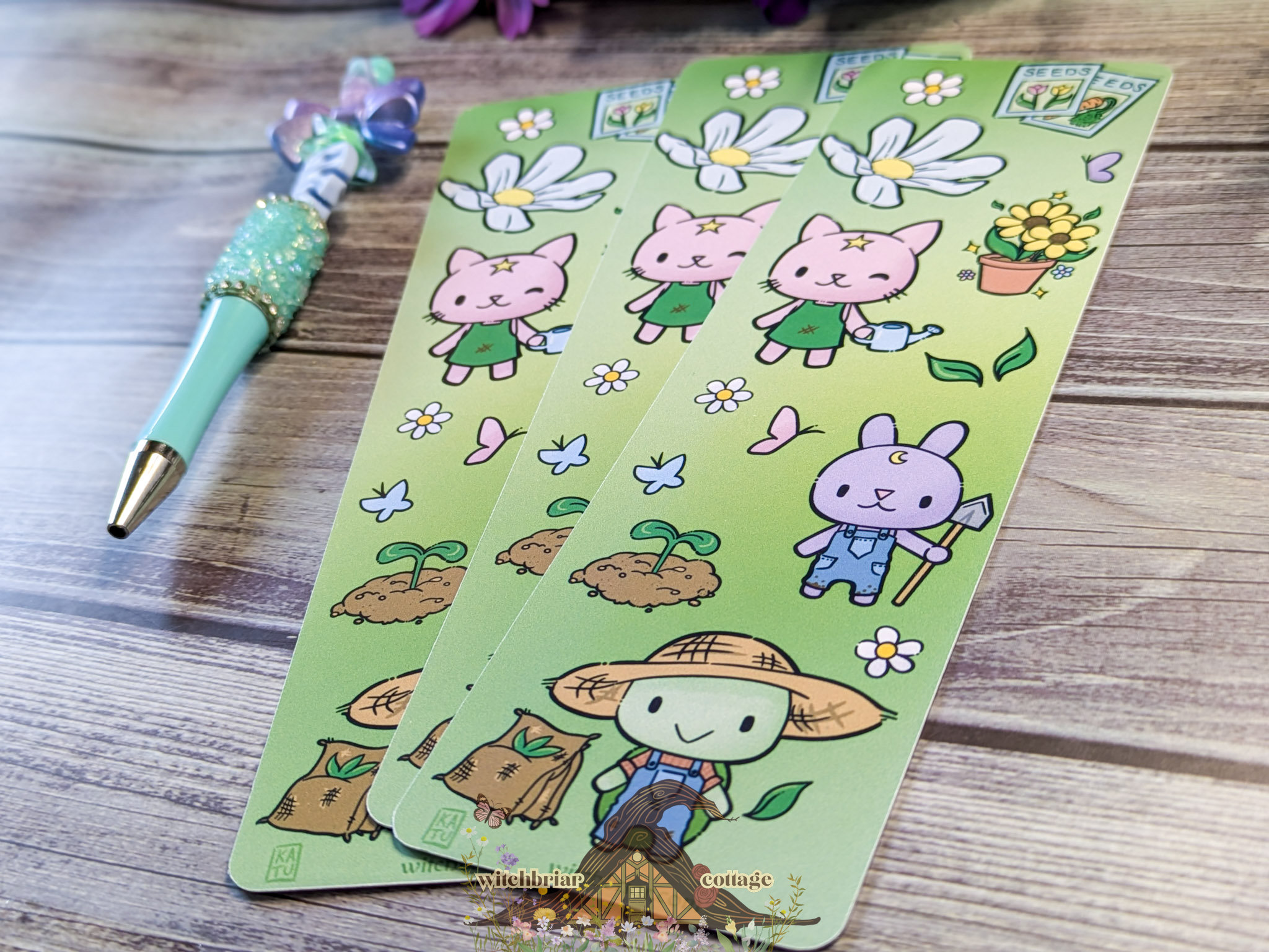 Gardening Delight Bookmark