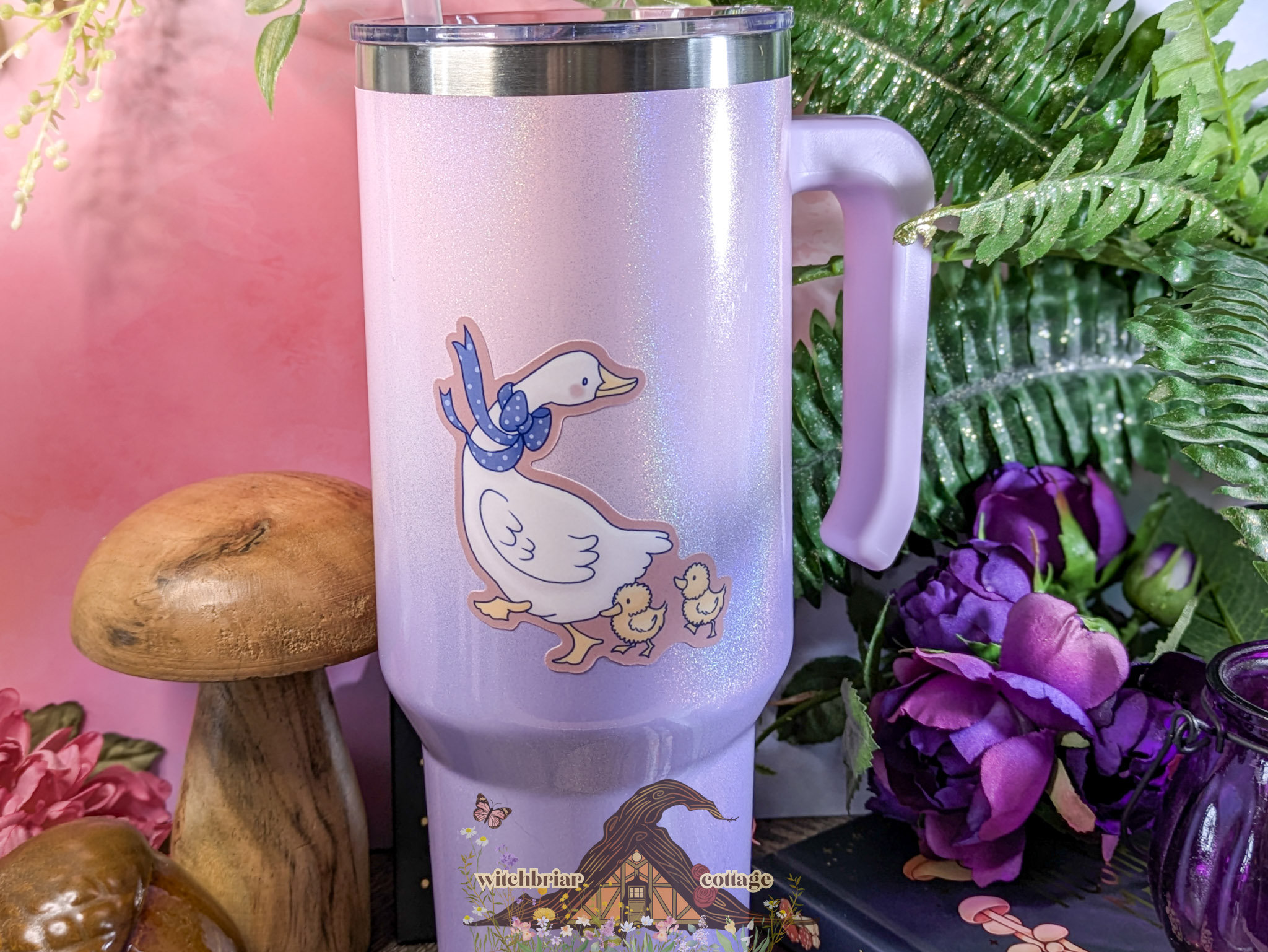 Gentle Geese Sticker