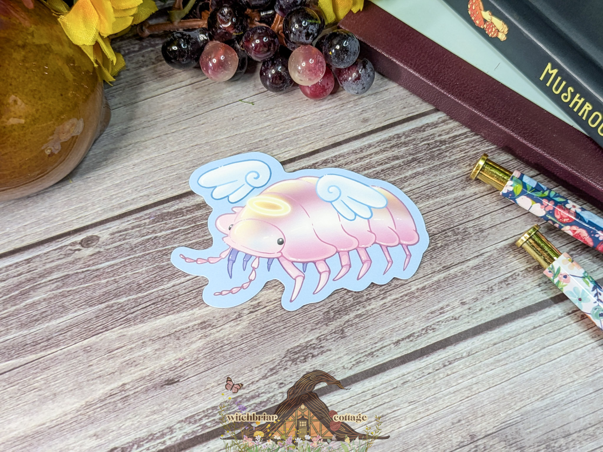 Angelic Isopod Sticker