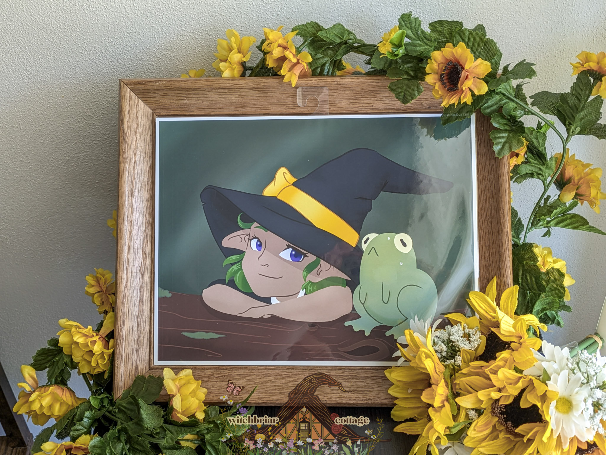 Just Tell Her, Witch Frog Art Print