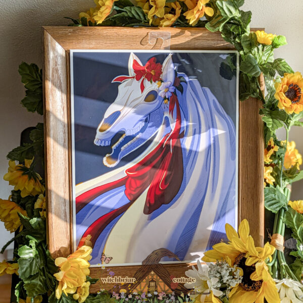 Mari Lwyd Art Print