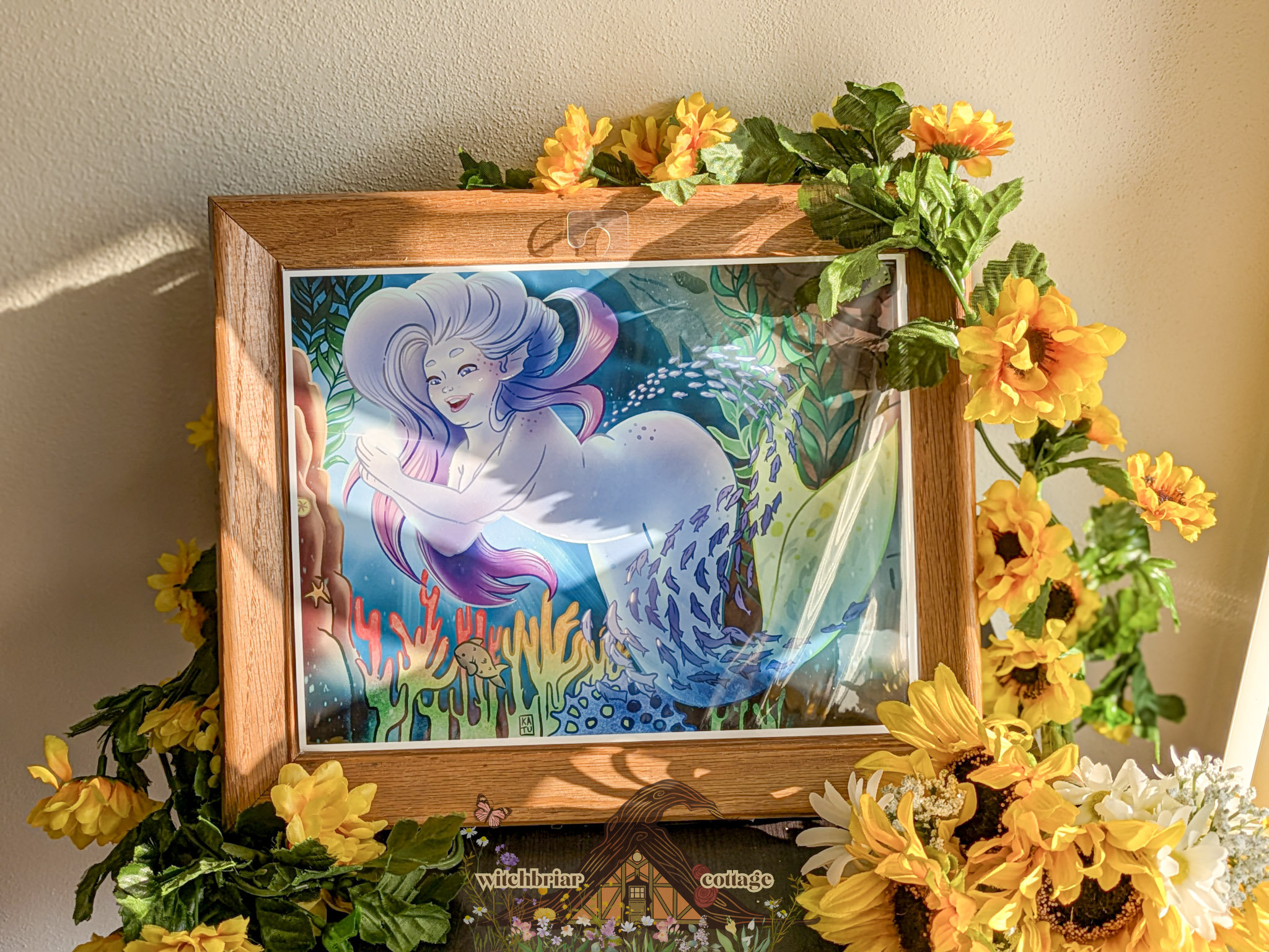 Mermaid Treasure Art Print - Image 5