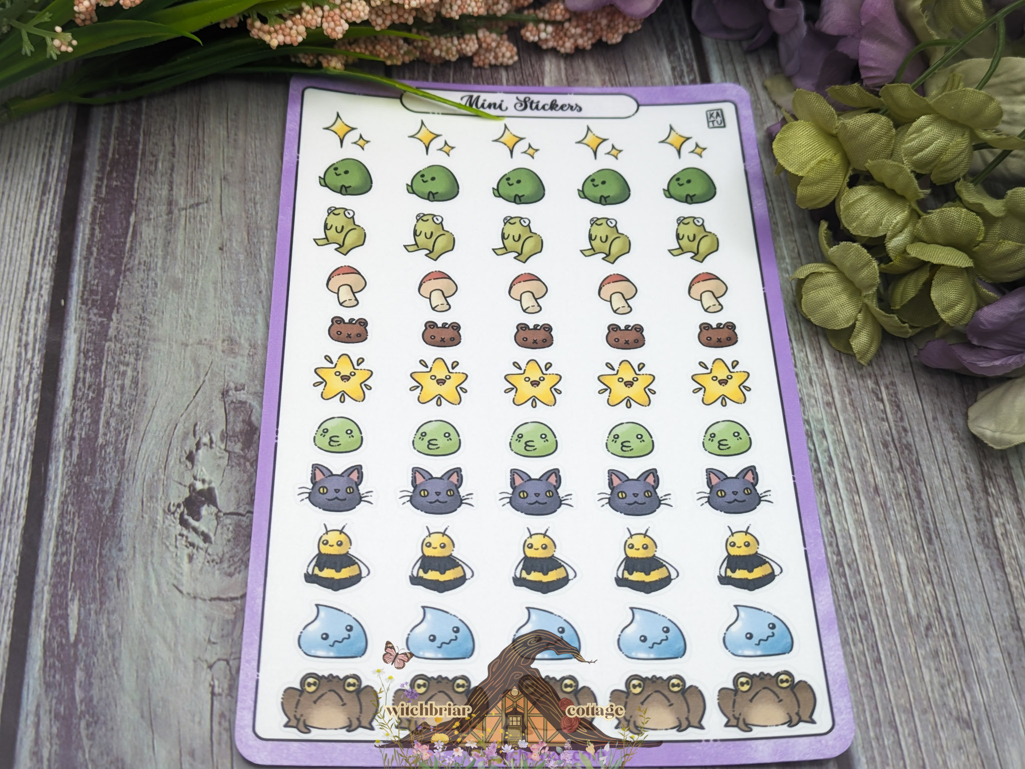 Mini Planner Deco Sticker Sheet - Image 10