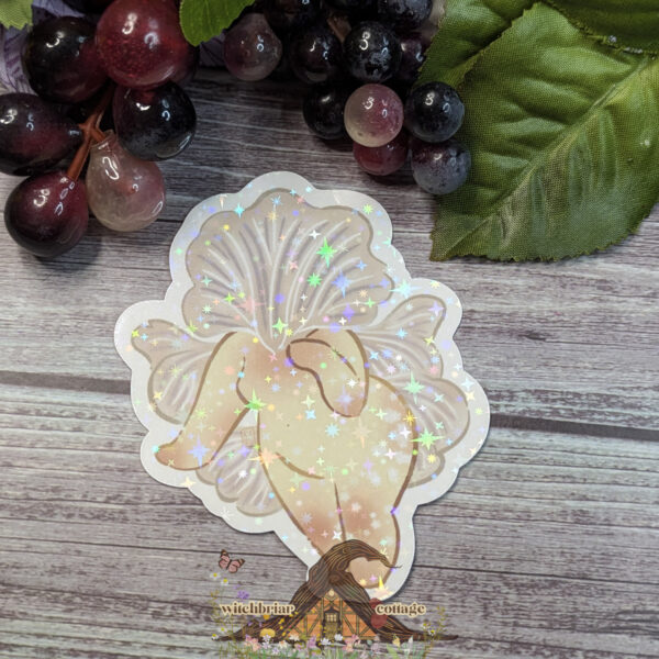 Campanella Mushroom Pinup Girl Sticker
