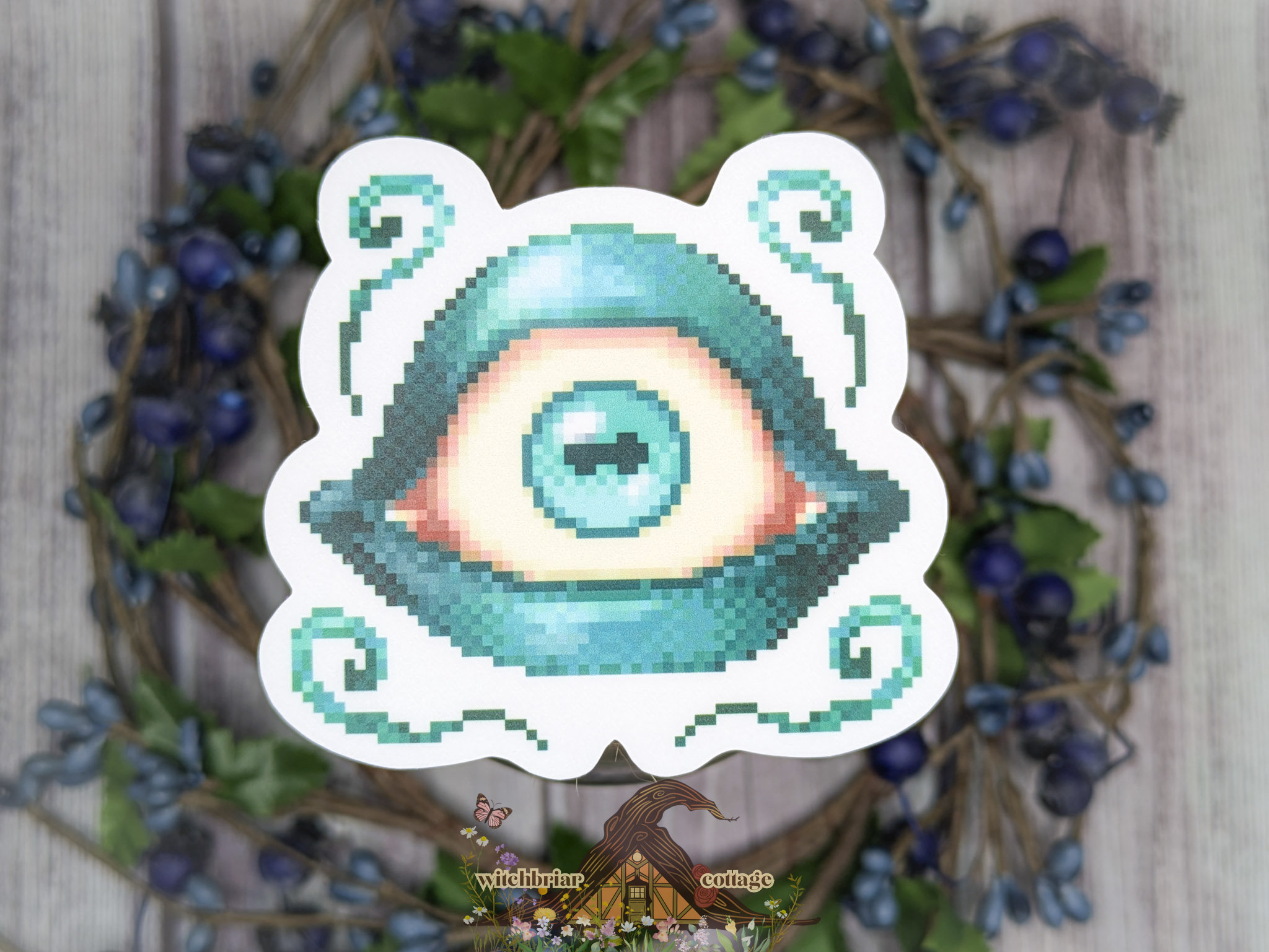 Eldritch Pixel Eye Sticker - Image 2