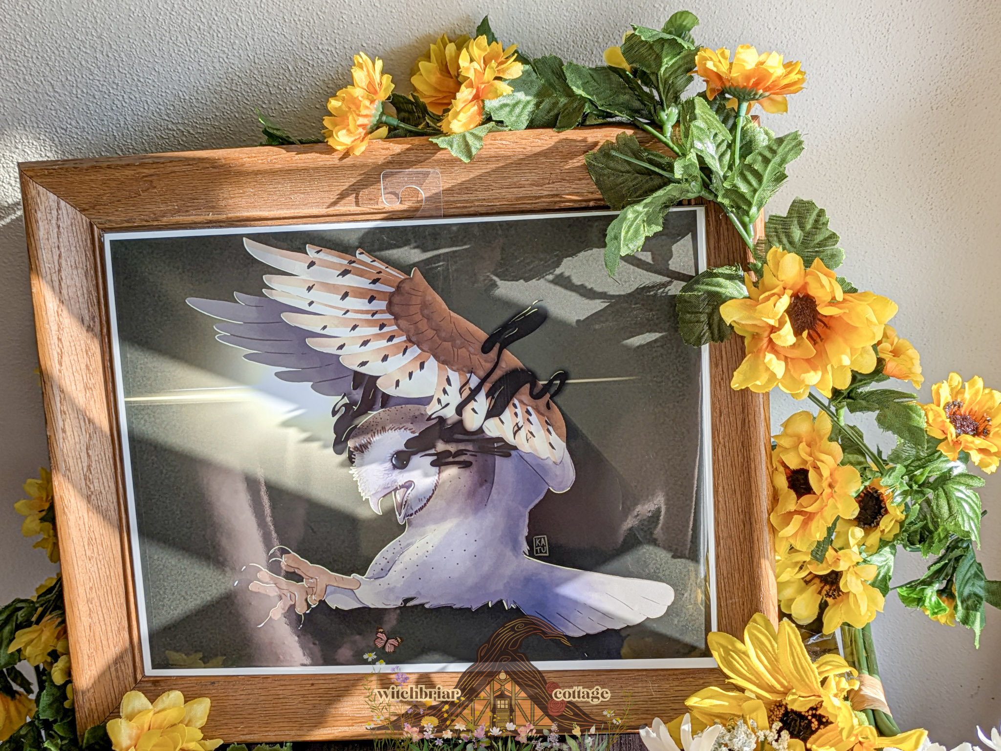 Pouncing Owl Art Print - Image 5