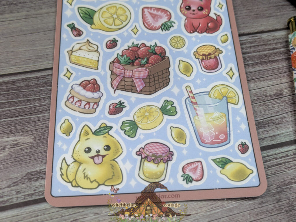 Strawberry Lemonade Sticker Sheet