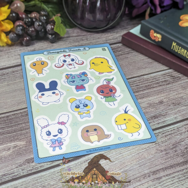 Tamagotchi Friends A Sticker Sheet