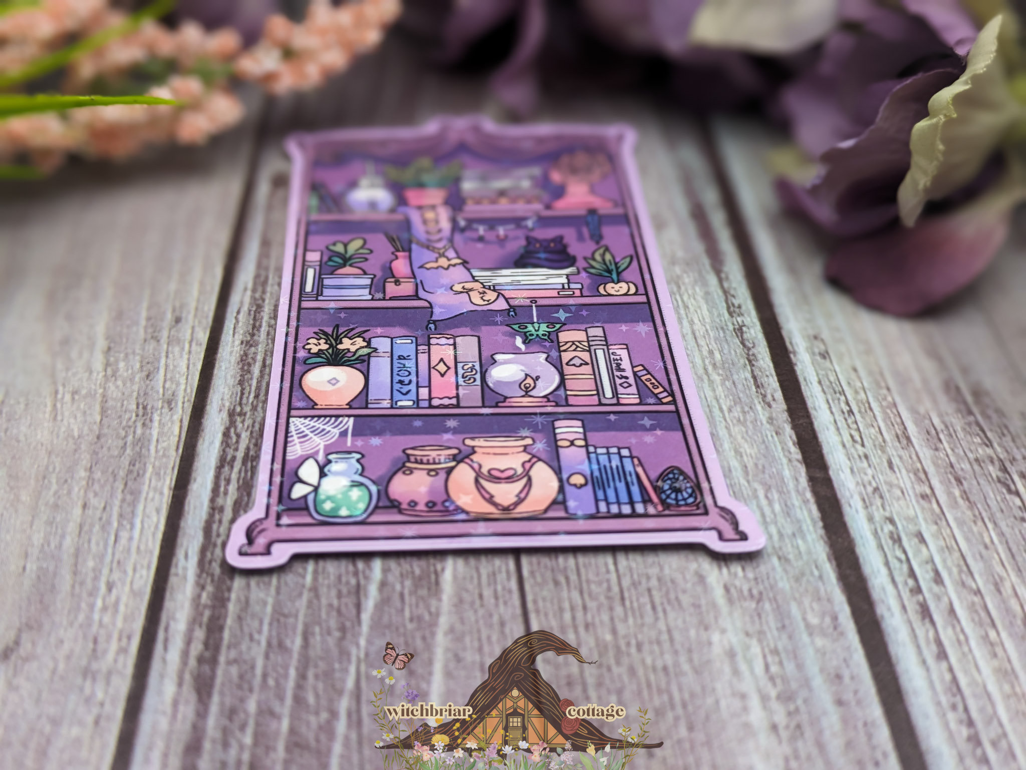 Witchy Bookshelf Sticker - Image 7