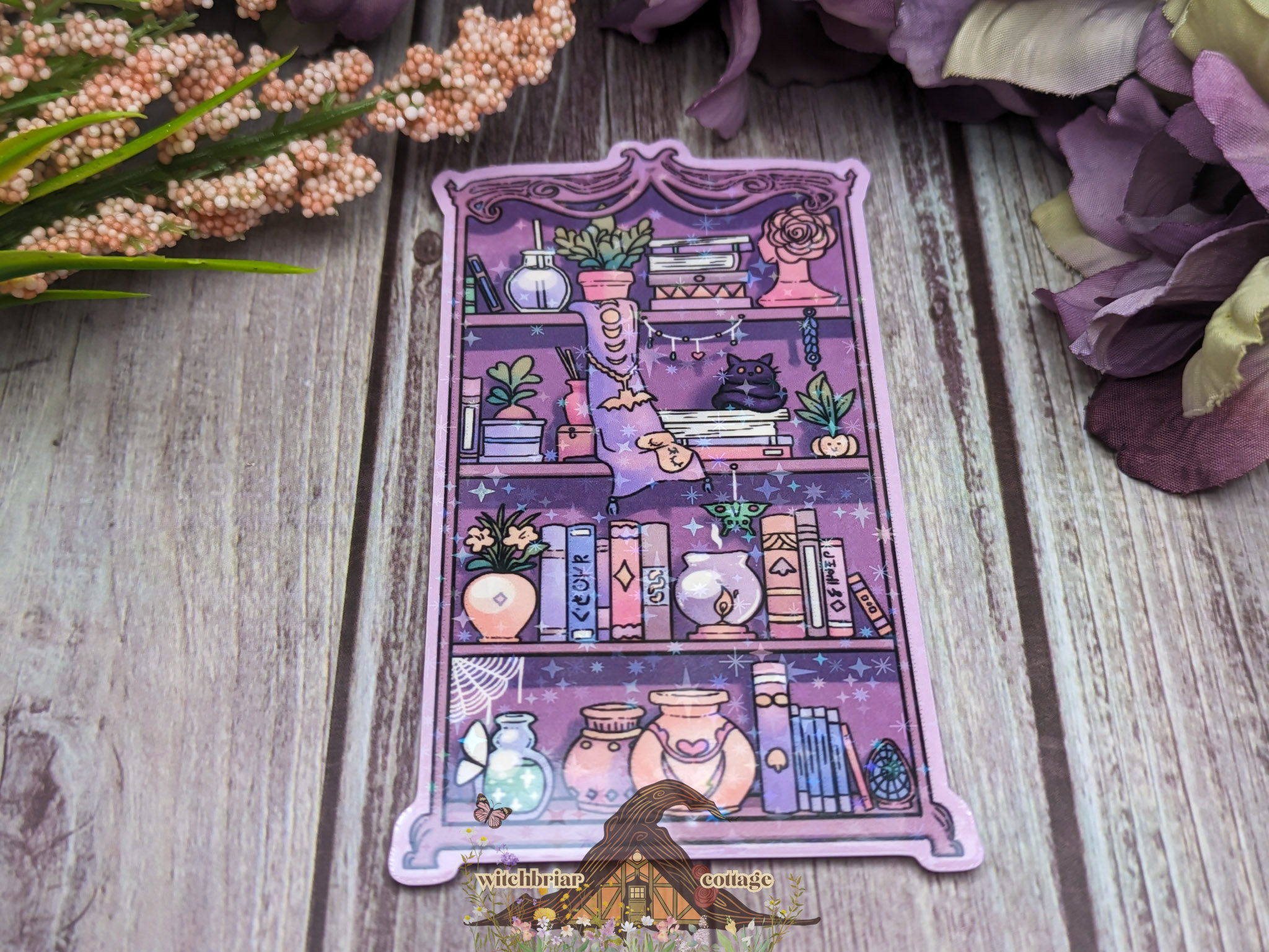 Witchy Bookshelf Sticker - Image 10